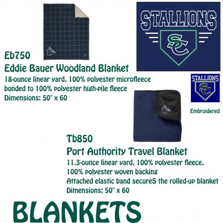 SC Baseball Blankets