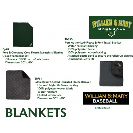 WM Baseball Blankets