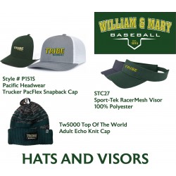 WM Baseball Hats and Visors