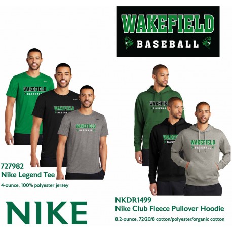 Wakefield Baseball Nike
