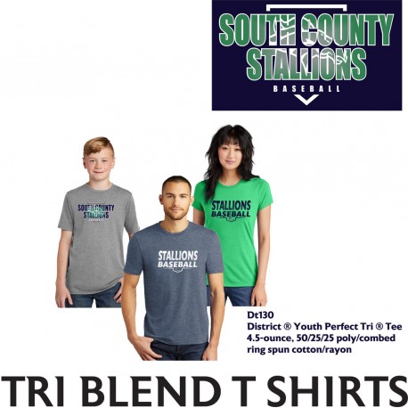 SoCo Baseball Tri T Shirts