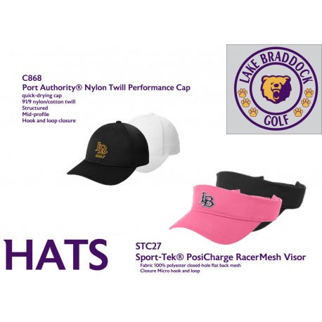 LB Golf Hats