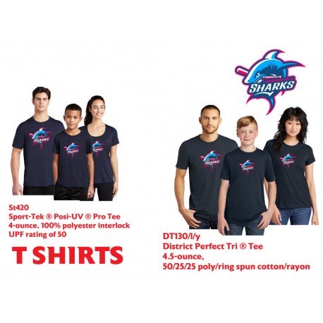 Shark baseball T Shirts