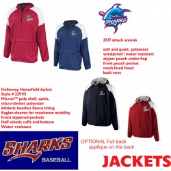 Shark baseball Jacket