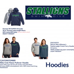 SoCo Swim & Dive Hoodies