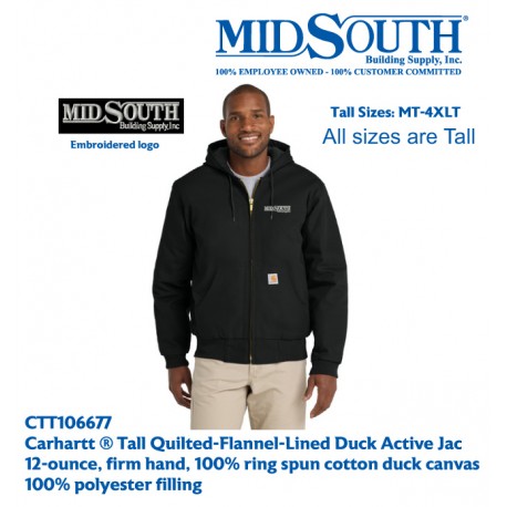 MidSouth Carhartt Tall Jacket