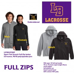 LB Lacrosse Full Zips