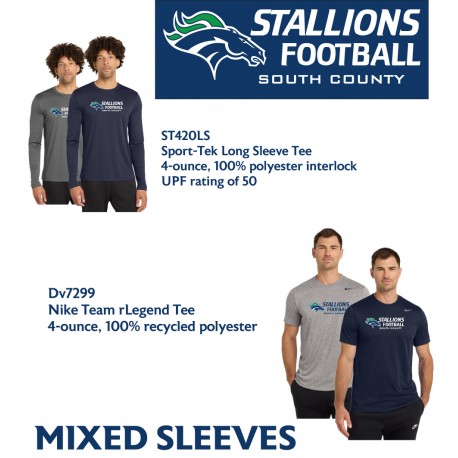SoCo Football Mixed Sleeves
