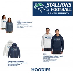 SoCo Football Hoodies