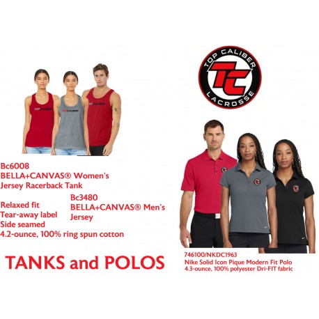 TC Lax Tanks and Polos