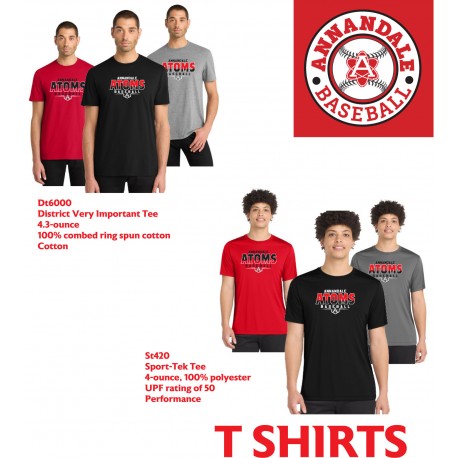 Atoms Baseball T Shirts