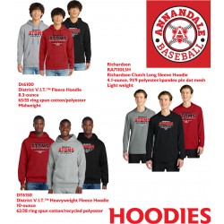 Atoms Baseball Hoodies