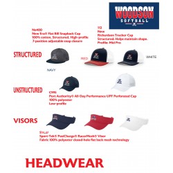 Woodson Softball Headwear