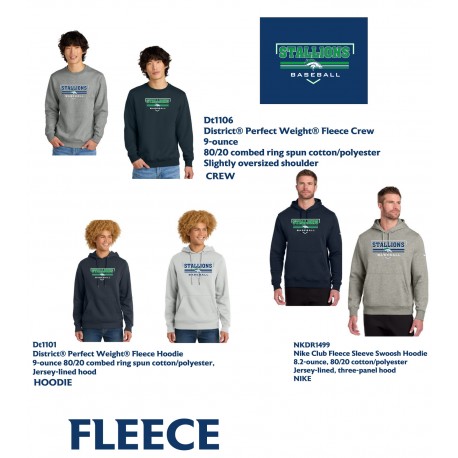 SoCo Baseball Fleece