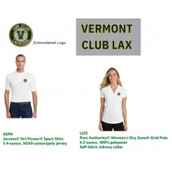 Uvm Lacrosse Polo Shirts