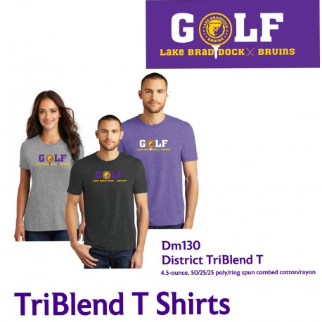 LB Golf Tri Blend T Shirts