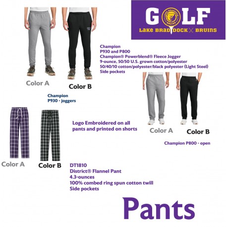 LB Golf Bottoms