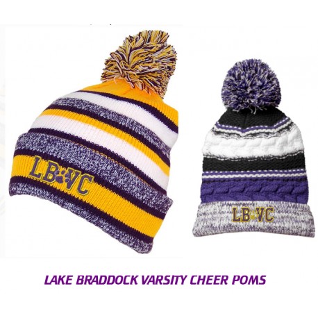 Cheer pom hat