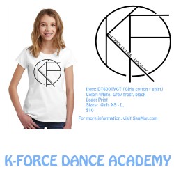 k-f dt6001yg (girls cotton t shirt)