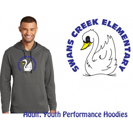 Swans Creek Swan Perf Hoodie