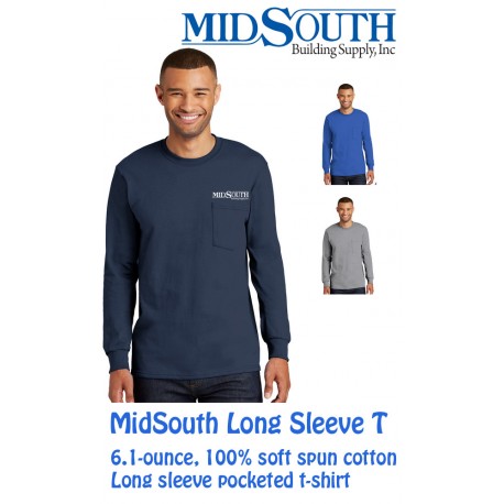 MidSouth Long Sleeve Pocket t