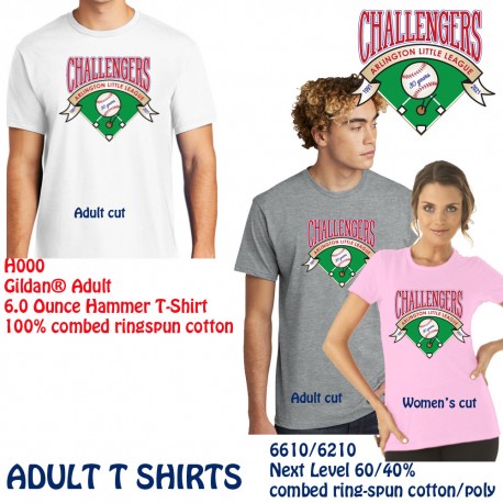 Challenger Adult T Shirts
