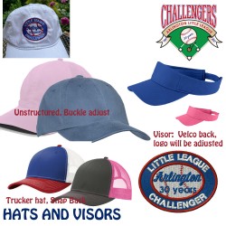 Challenger Hats and Visors