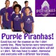 Purple Piranha t shirt