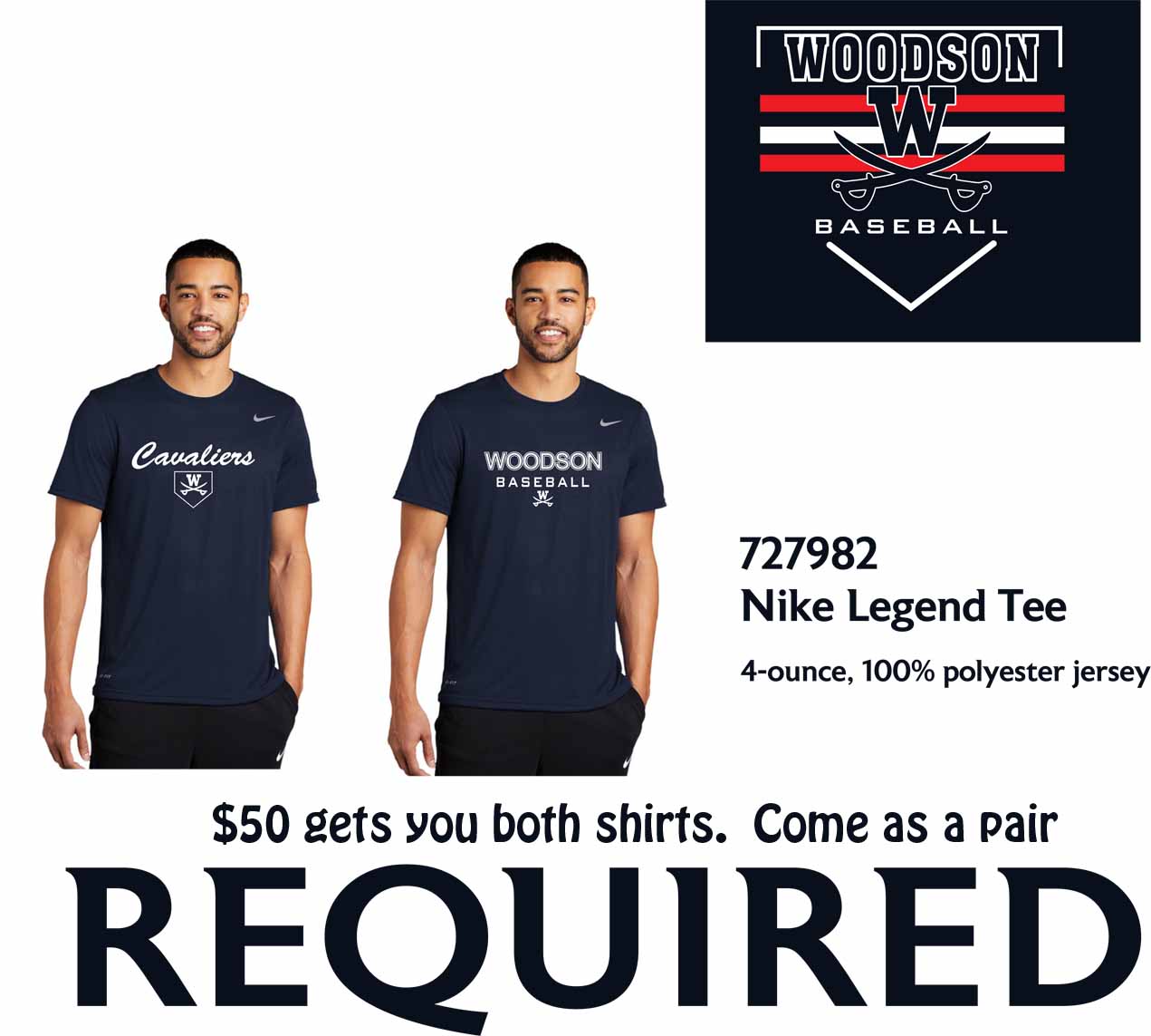 Woodson baseball REQUIRED T