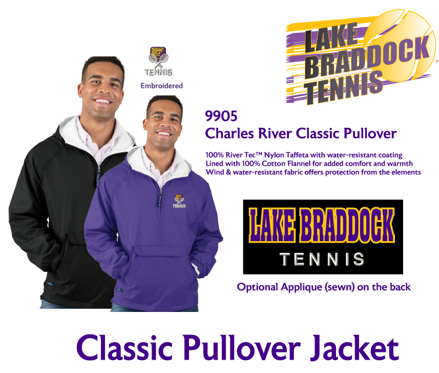 LB tennis pullover