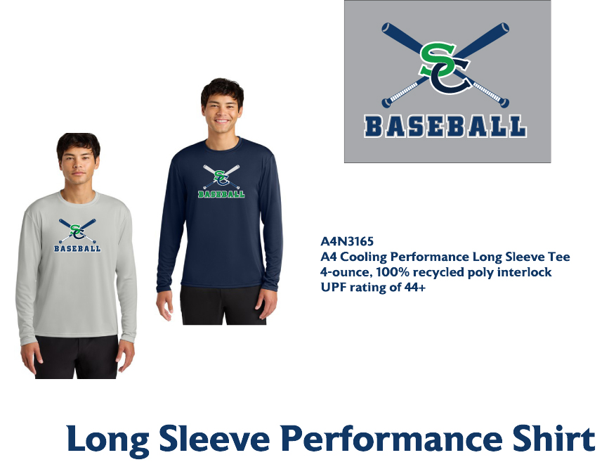 SoCo Baseball Long Sleeve Performance