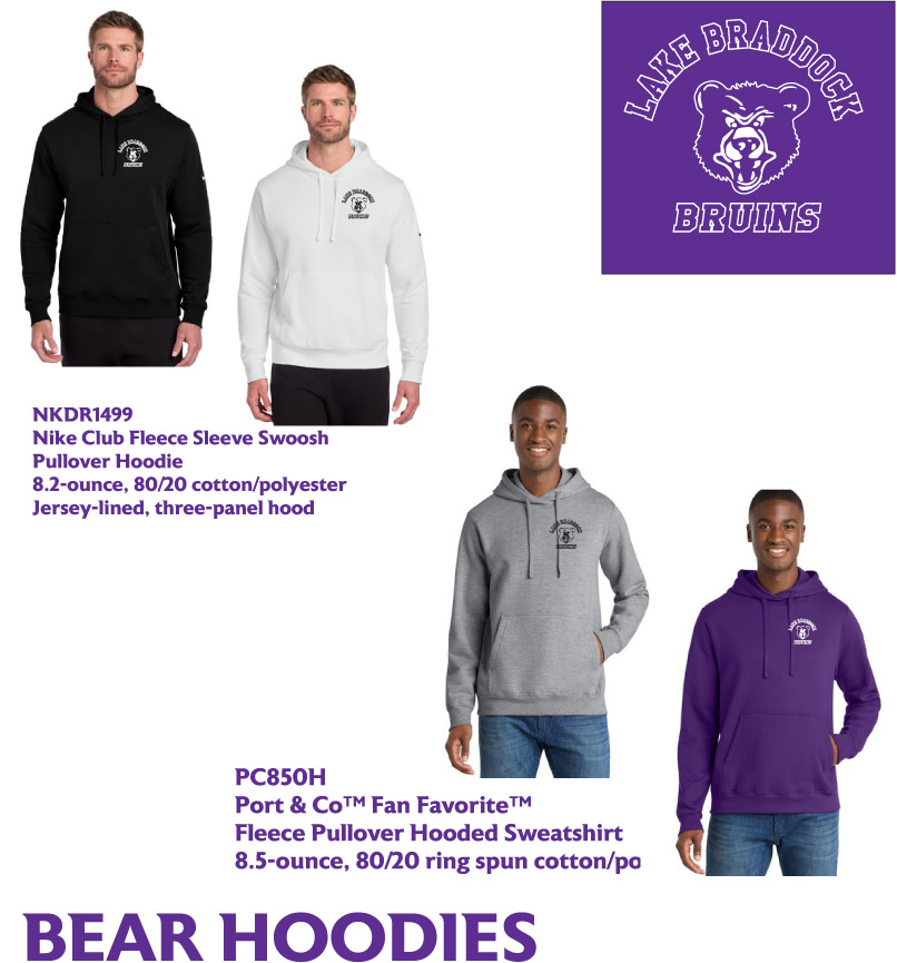 LB SGA Bear Hoodies