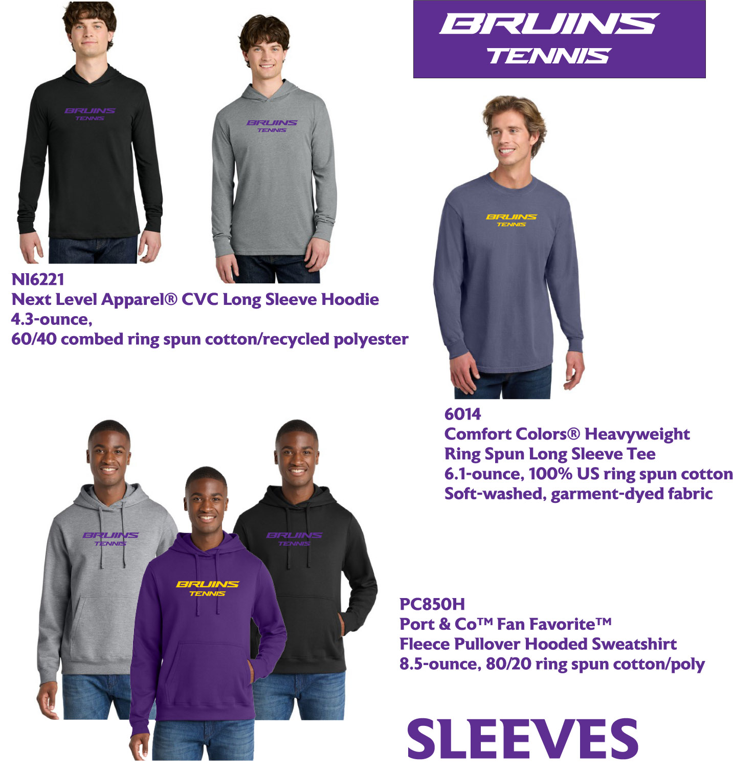 Lake Braddock Tennis Sleeves