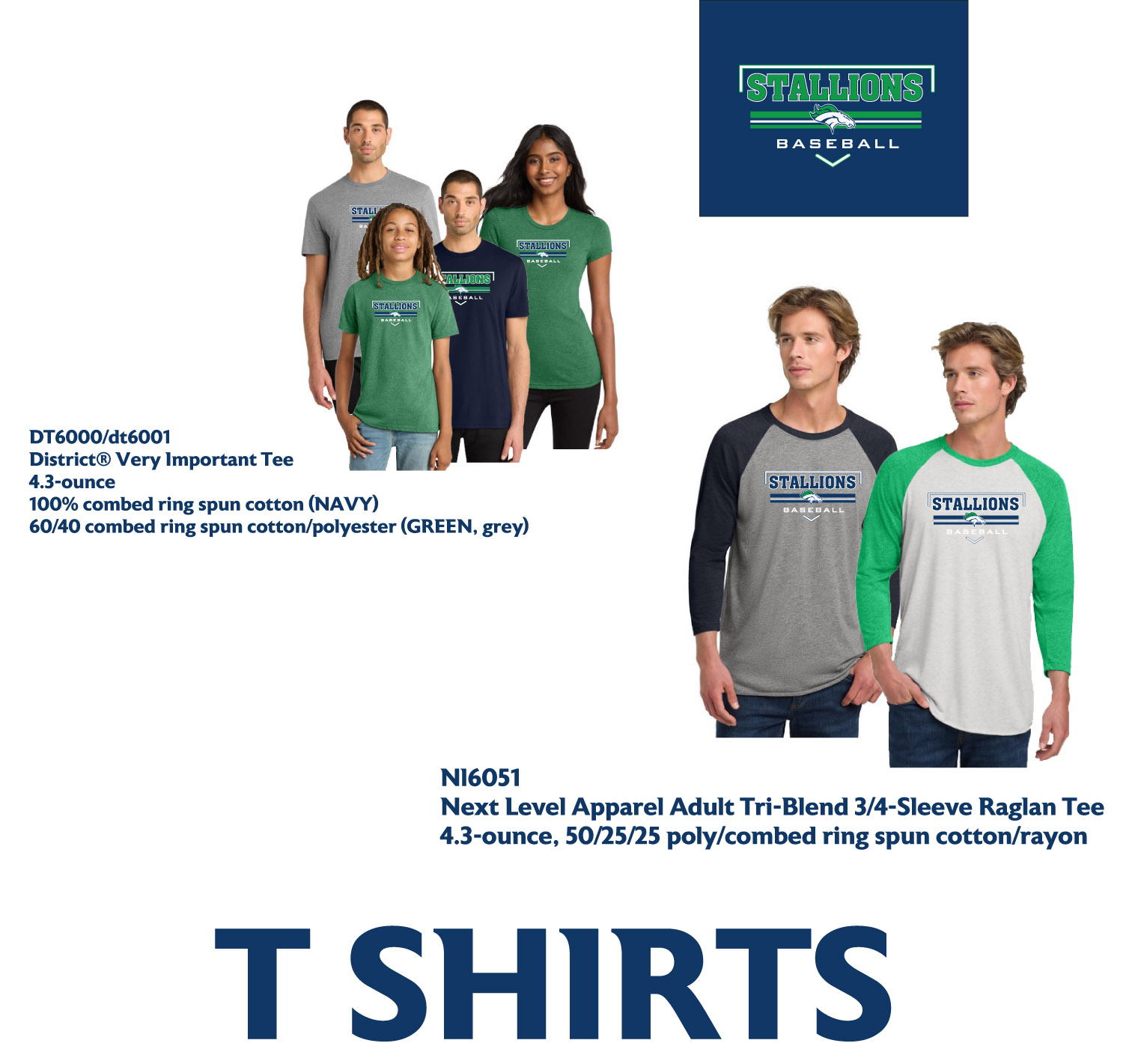 SoCo baseball T shirts