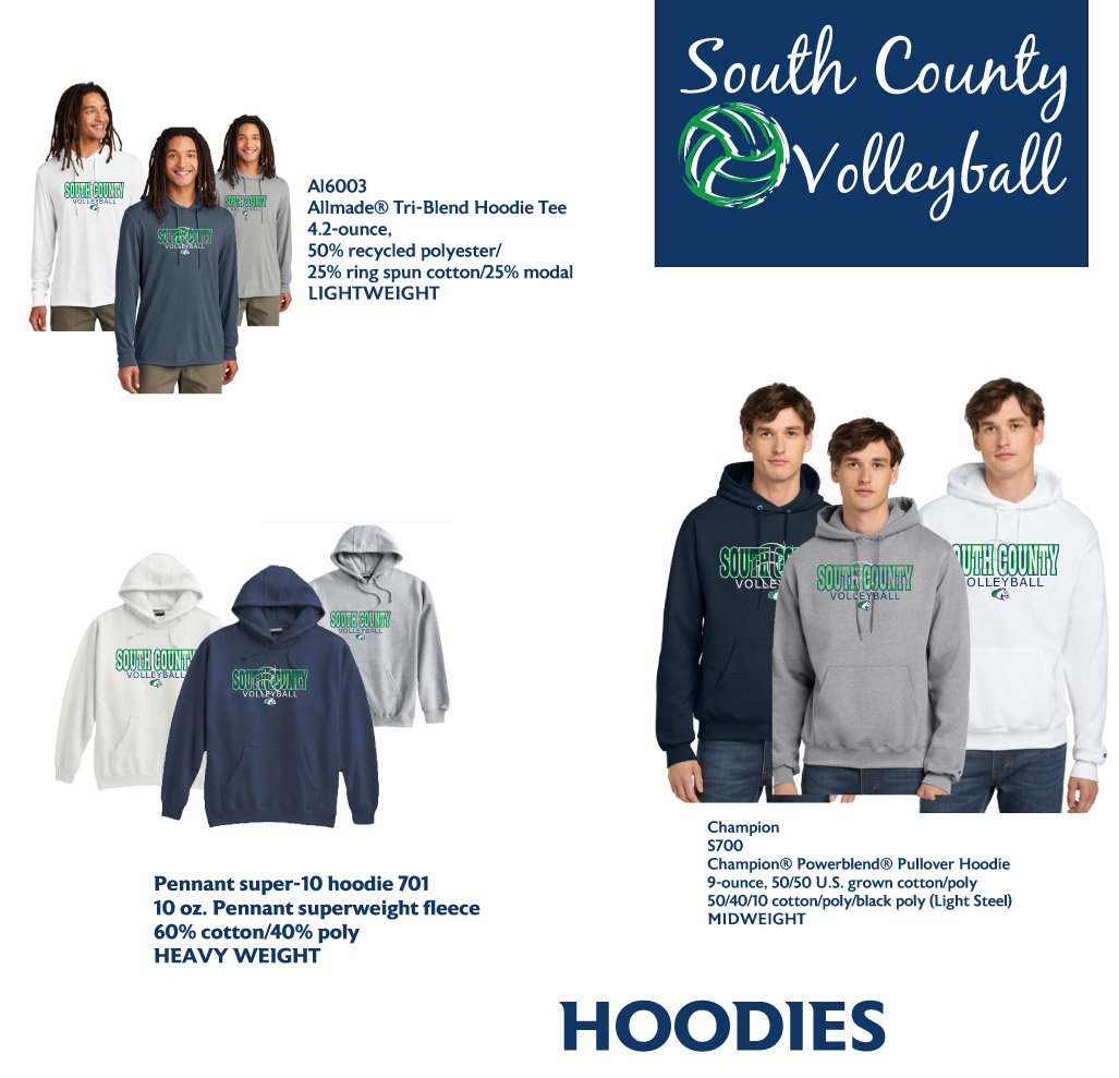 SoCo Volleyball Hoodies