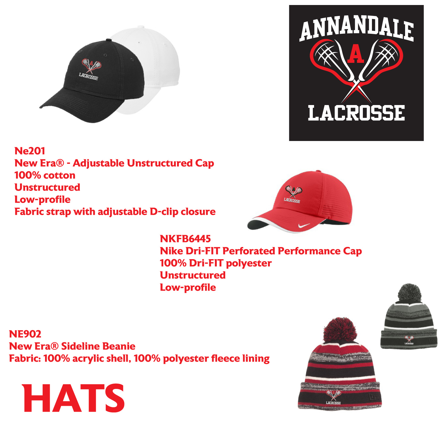 ann lax fall hats