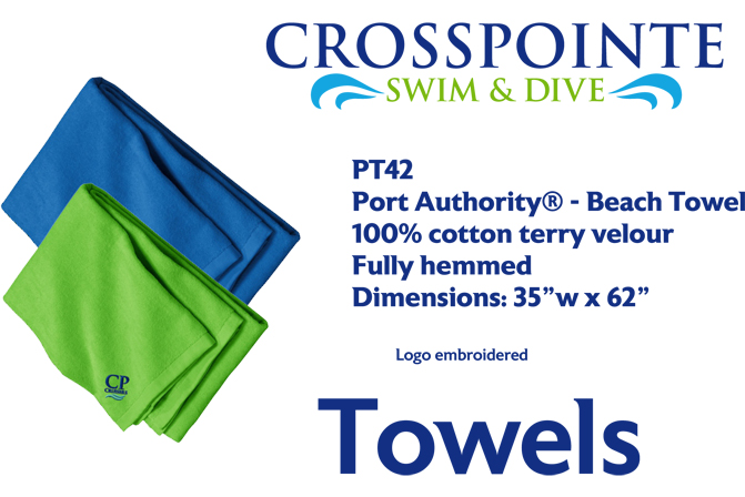 CP Cruisers Towels