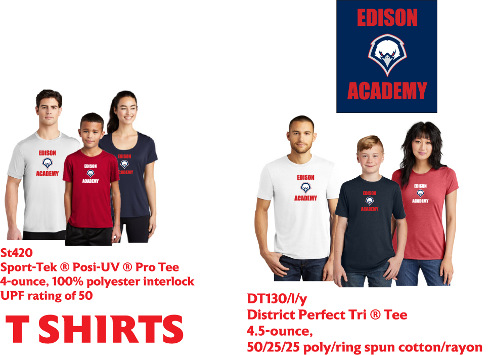 Edison Academy T Shirts