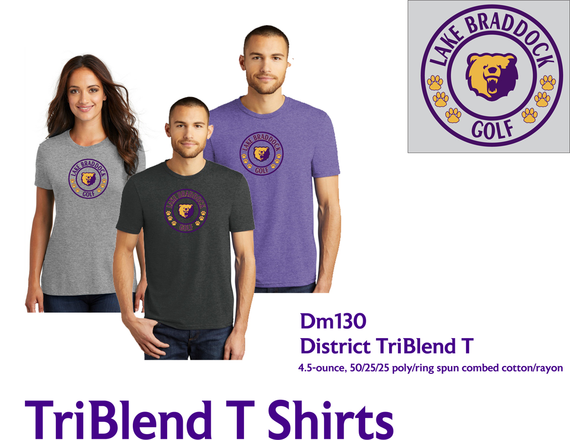 LB Golf Tri Blend T Shirts