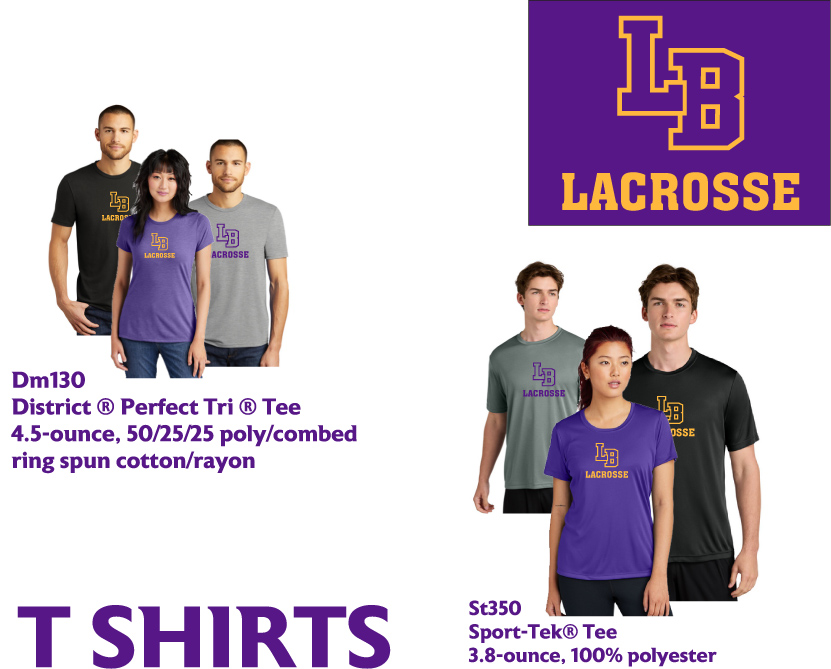 LB Lacrosse T Shirts