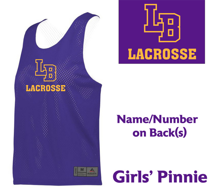 LB Lacrosse Girls' Pinnie