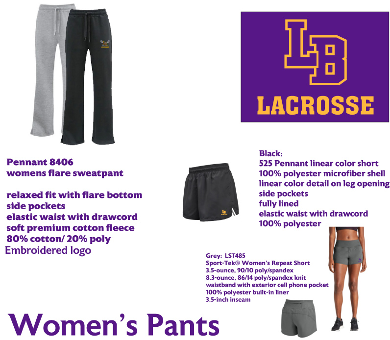 LB Lacrosse Women's Pants