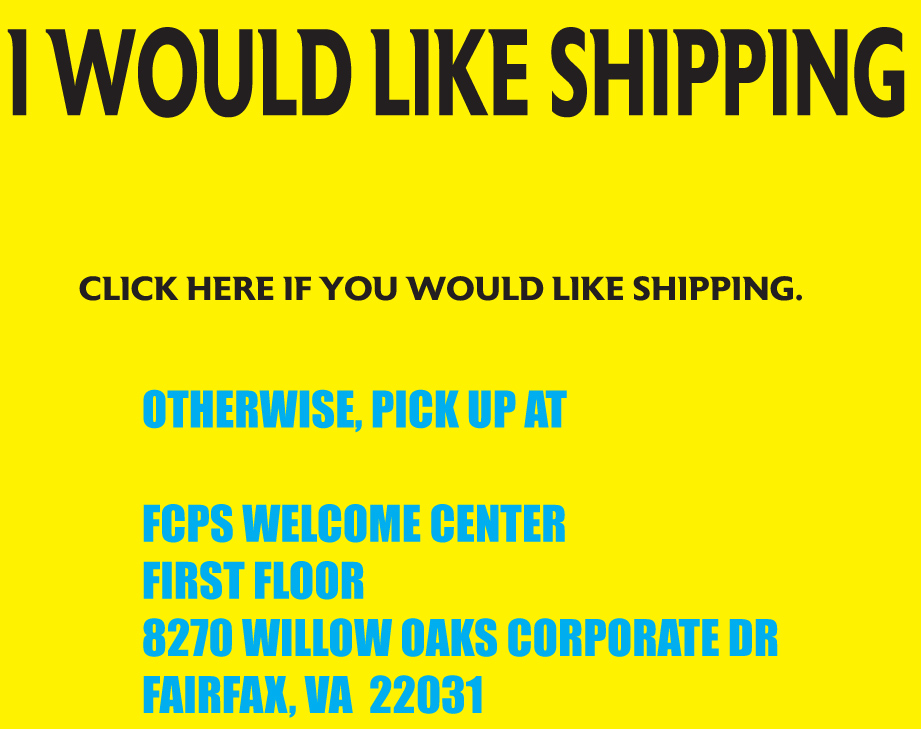 Educate Fairfax Shipping