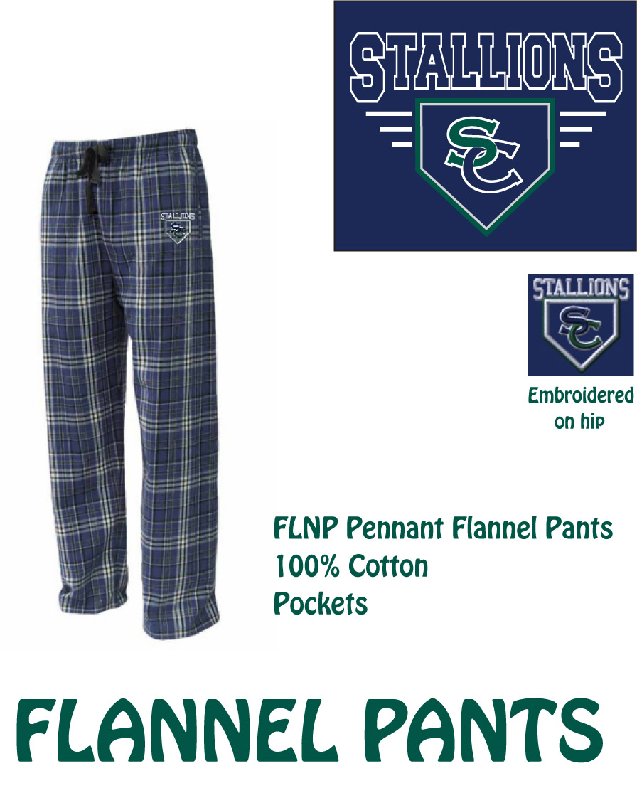 SC Baseball Flannel Pants