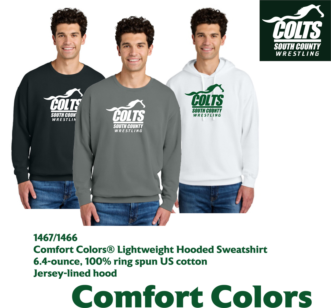 SCAA Wrestling Comfort Colors