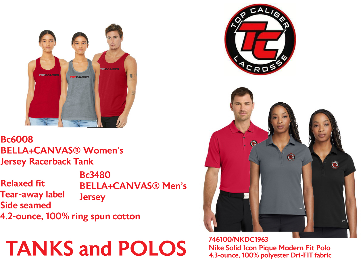 TC tanks and polos