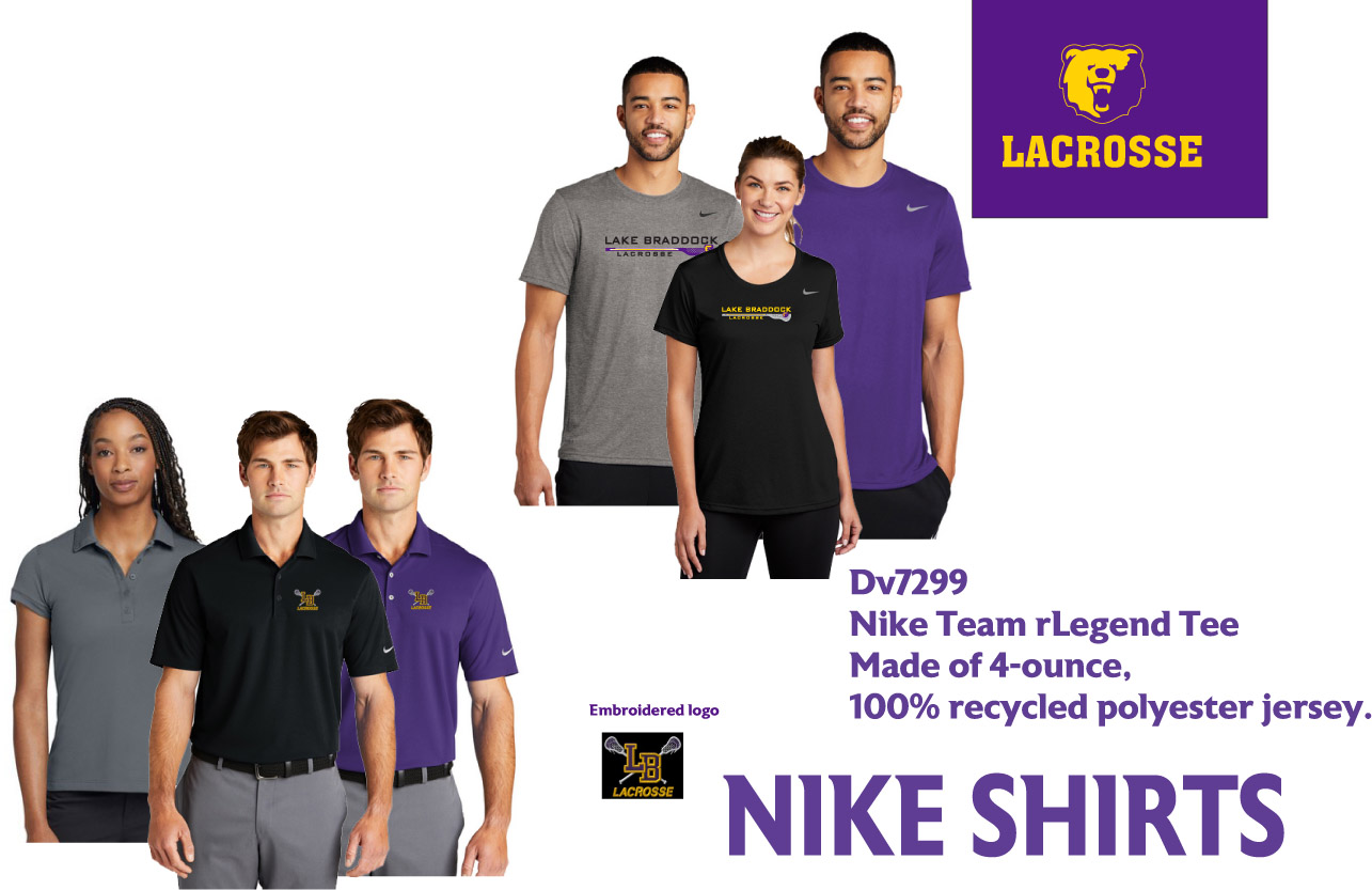 LB Lacrosse Nike Shirts