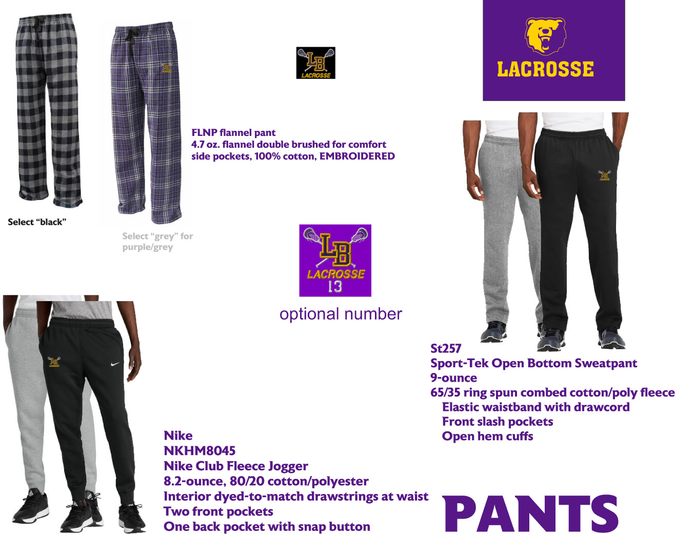 LB Lacrosse Pants